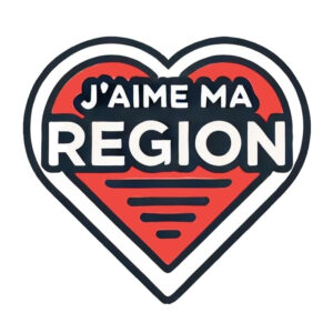 Logo de J'aime ma région, le projet dédié à la promotion de nos région